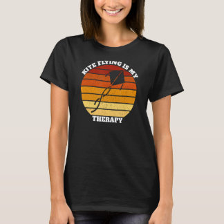 T-shirt Mon Thérapie, C'Est L'Envol De Kite Drôle
