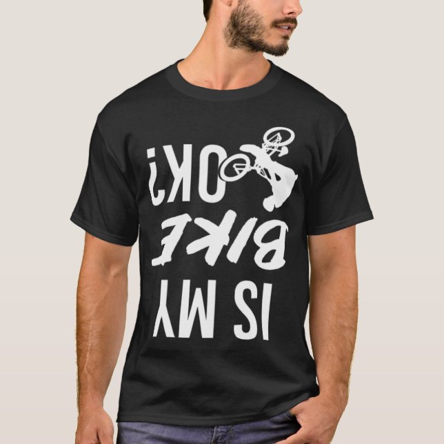 T-shirt Mon vélo OK vélo VTT cool  (Devant)