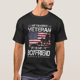 T-shirt Mon Vétérinaire Préféré Est Mon Petit Ami - Drapea
