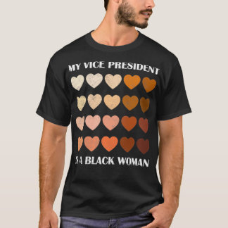 T-shirt Mon Vice-Président Est Une Femme Noire mélanine co