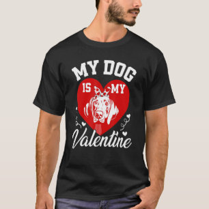T-shirt Mon Weimaraner Est Mon Amoureux des chiens Valenti