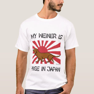T-SHIRT MON WEINER EST ÉNORME DANS LA PIÈCE EN T DU JAPON
