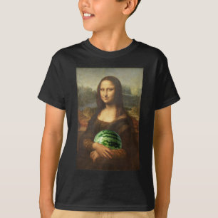 T-shirt Mona Lisa aime les pastèques