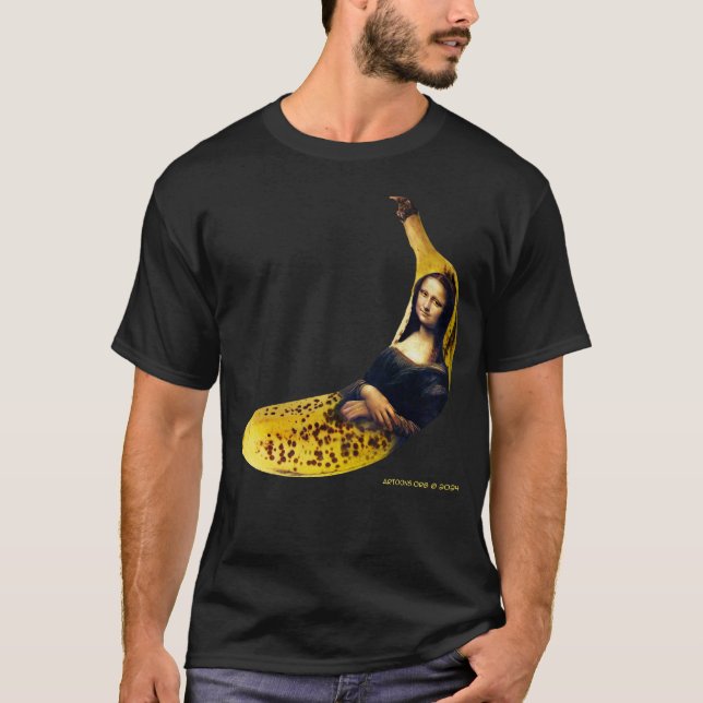 T-shirt Mona Lisa Banana (Devant)