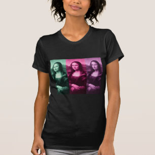 T-shirt Mona Lisa Rose vert violet