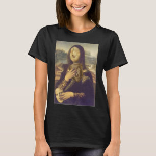 T-shirt Mona Lisa Visage drôle