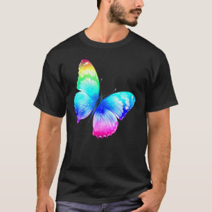 T-shirt Monarch Butterfly Rainbow Cute Pastel Festival Rav