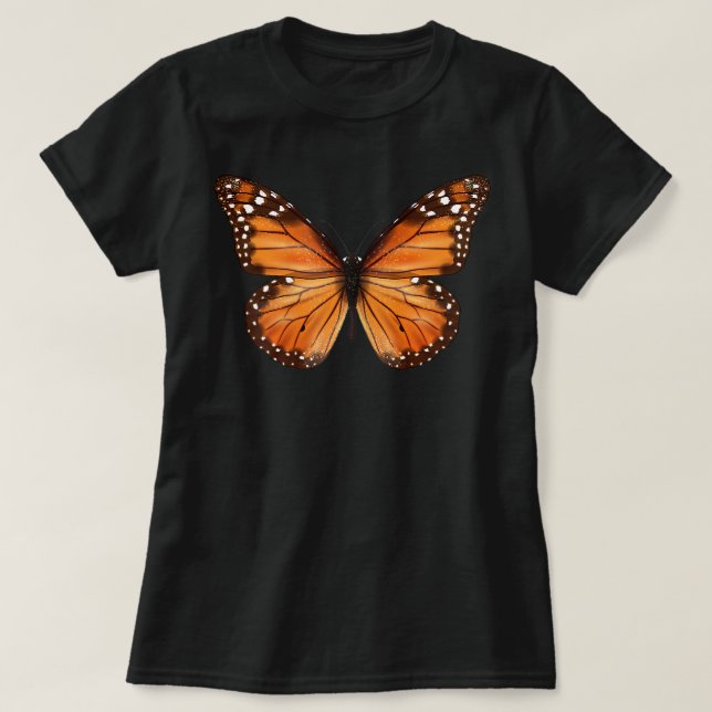 T-shirt Monarque papillon femmes Milkweed Nature (Design devant)