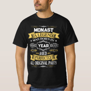 T-shirt MONAST Une légende est née en année