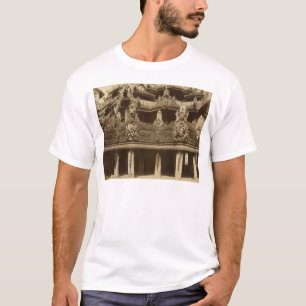 T-shirt Monastère ou pagoda, détail, probablement Mandal