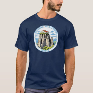 T-shirt Monastères de Meteora Grèce