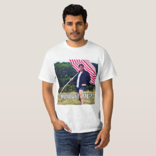T-shirt mondain d'original de Meme