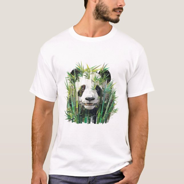 T-shirt Monde animal géant Panda découverte de beauté de l (Devant)