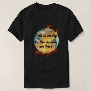 T-shirt Monde brûlant