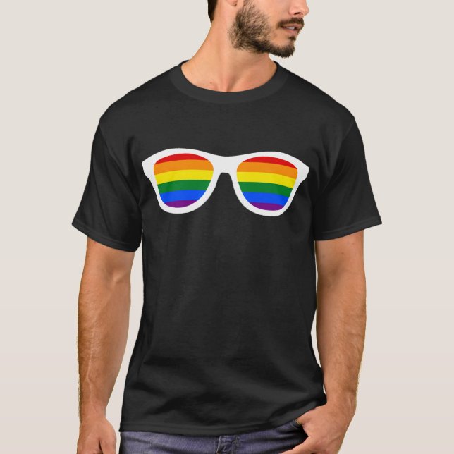 T-shirt Monde d'arc-en-ciel (Devant)