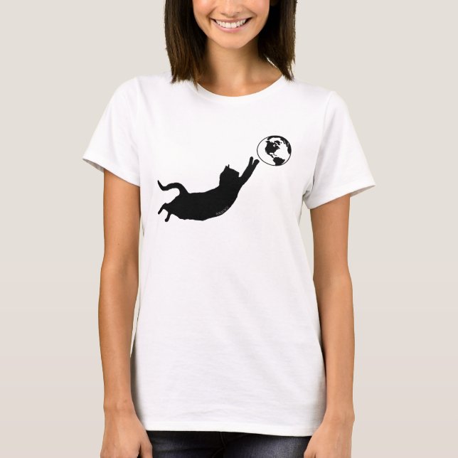 T-shirt Monde de chat (Devant)