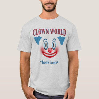 T-shirt Monde de clown vivant dans la pièce en t de