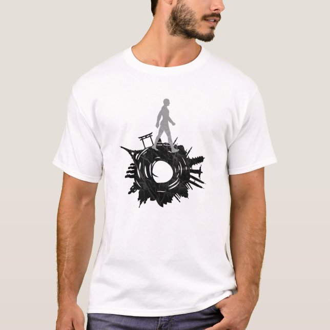 T-shirt Monde de détresse (Devant)