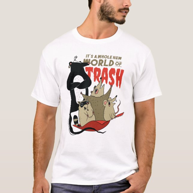 T-shirt Monde De La Déchets (Devant)