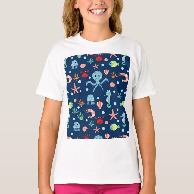 T-shirt Monde marin (Devant)
