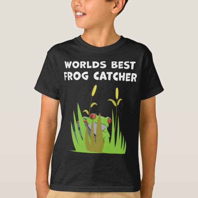 T-shirt Monde Meilleur Capteur de grenouilles Lac-cadeau A (Devant)