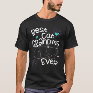 T-shirt Monde meilleur chat grand-mère chemise amour mon p