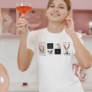 T-shirt Monde Meilleur chien maman   Photo de chien de col