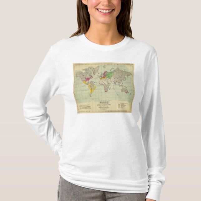 T-shirt Monde, missions de la Moravie (Devant)