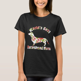 T-shirt Monde S Meilleur Dachshund Maman Chien Mama Doxie