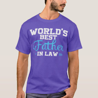 T-shirt Mondes meilleur père en droit vintage