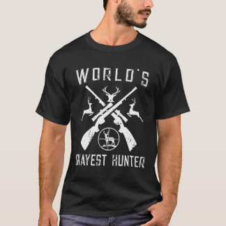 T-shirt Mondes Okayest Hunter Shirt Drôle Chasse Cadeau