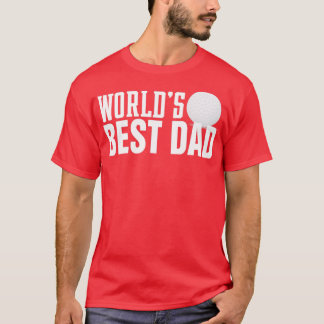 T-shirt Mondes simples Typographie du meilleur papa avec G