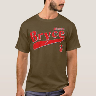 T-shirt Mondo de baseball vintage Retro Bryce
