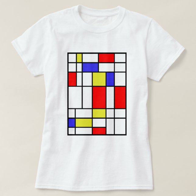 T-shirt Mondrian #58 (Design devant)