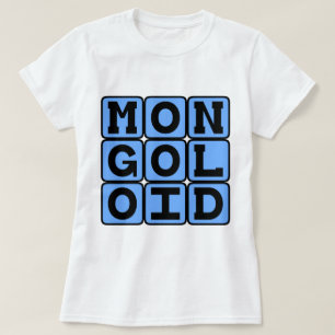 T-shirt Mongoloïde, Terme Offensant
