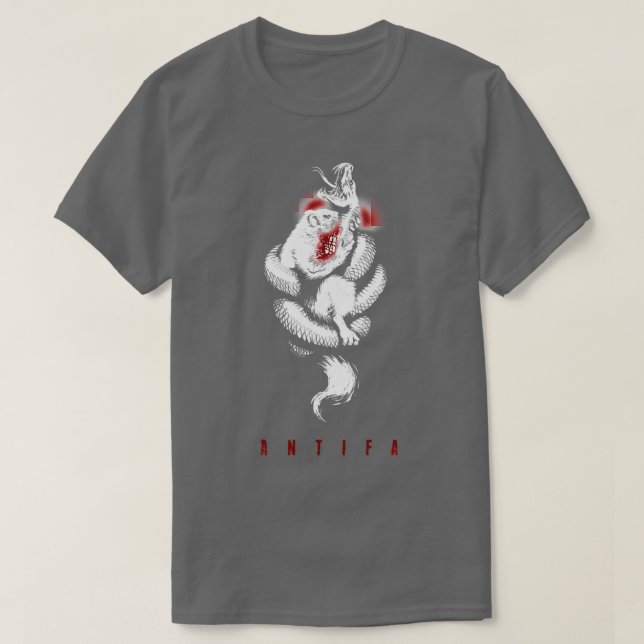 T-SHIRT MONGOOSE CONTRE SNAKE  (Design devant)