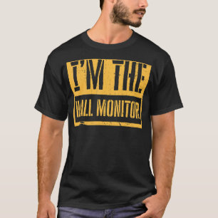 T-shirt Moniteur Hall Retour À L'École Étudiant 1