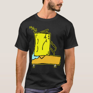 T-shirt Moniteur s'est endormi Ordinateur Nerd