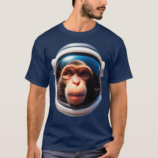 T-shirt Monkey astronaute