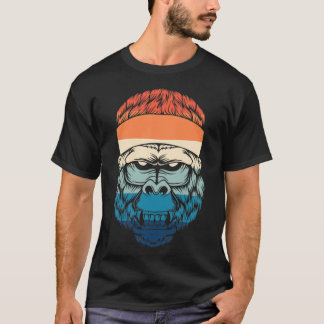 T-shirt Monkey Bigfoot Sasquatch singe business Triblend