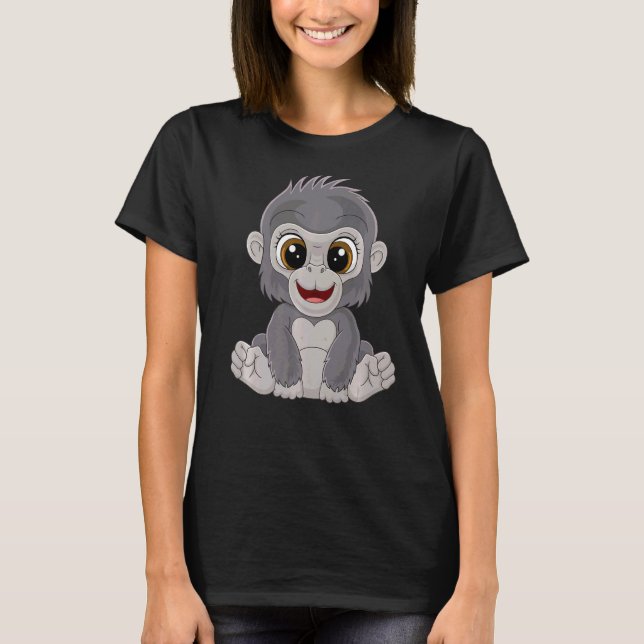 T-shirt Monkey Gorilla (Devant)