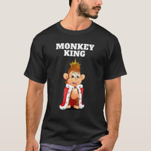 T-shirt Monkey King Boys Monkey Mens Monkey 1
