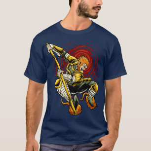 T-shirt Monkey King Sun Wukong TShirtmonkey roi soleil wuk