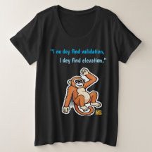 T-shirt Monkeys sans validation nécessaire | Hones