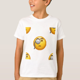 T-shirt monocle émoji