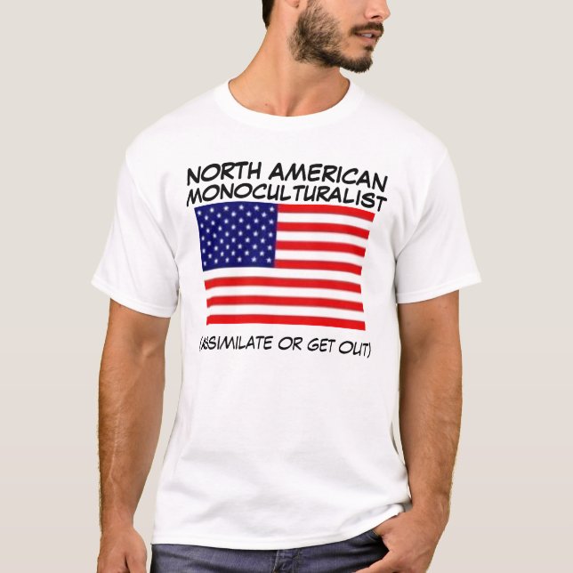 T-SHIRT MONOCULTURALIST (Devant)
