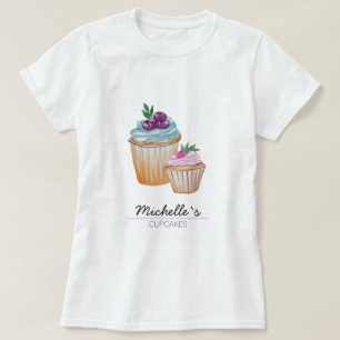 T-shirt Monogramme Coupe Et Fruits Aquarelle