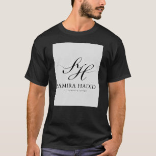 T-shirt Monogramme Luxueux Samira Hadid