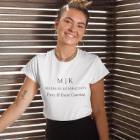 Monogramme minimaliste moderne ou ajouter un logo