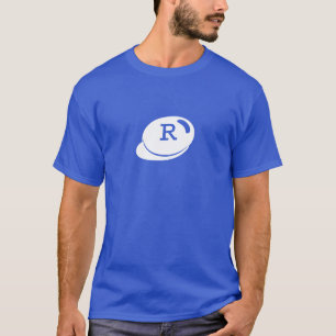 T-shirt Monogramme moderne Initial Ajouter votre texte Pro